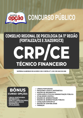 Apostila CRP-CE - Técnico Financeiro