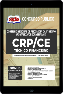 Apostila CRP-CE em PDF - Técnico Financeiro