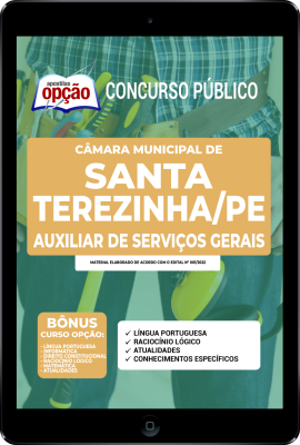 Apostila Câmara de Santa Terezinha - PE em PDF - Auxiliar de Serviços Gerais