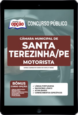 Apostila Câmara de Santa Terezinha - PE em PDF - Motorista