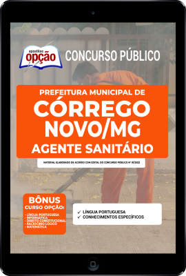 Apostila Prefeitura de Córrego Novo - MG em PDF - Agente Sanitário