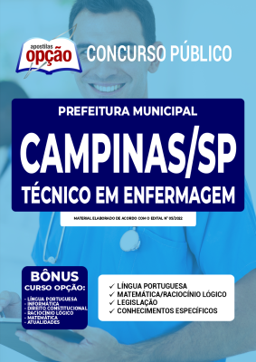 Apostila Prefeitura de Campinas - SP - Técnico em Enfermagem