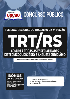 Apostila TRT-RS - Comum a Todas as Especialidades de Técnico Judiciário e Analista Judiciário