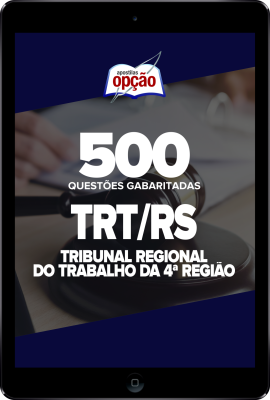 Caderno TRT-RS - 500 Questões Gabaritadas em PDF