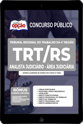 Apostila TRT-RS em PDF - Analista Judiciário - Área Judiciária