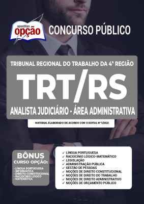 Apostila TRT-RS - Analista Judiciário - Área Administrativa