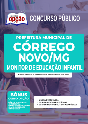 Apostila Prefeitura de Córrego Novo - MG - Monitor de Educação Infantil