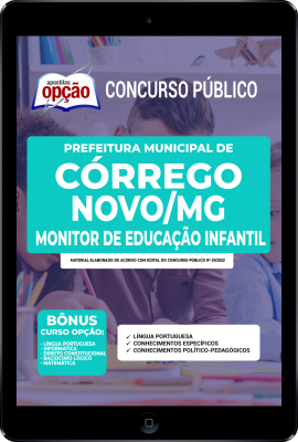 Apostila Prefeitura de Córrego Novo - MG em PDF - Monitor de Educação Infantil