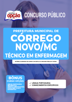 Apostila Prefeitura de Córrego Novo - MG - Técnico de Enfermagem