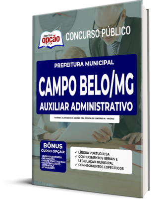 Apostila Câmara de Campo Belo - MG - Auxiliar Administrativo