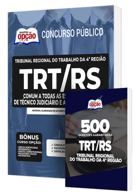 Combo Impresso TRT-RS - Comum a Todas as Especialidades de Técnico Judiciário e Analista Judiciário