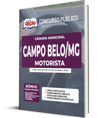 Apostila Câmara de Campo Belo - MG - Motorista