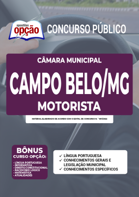 Apostila Câmara de Campo Belo - MG - Motorista