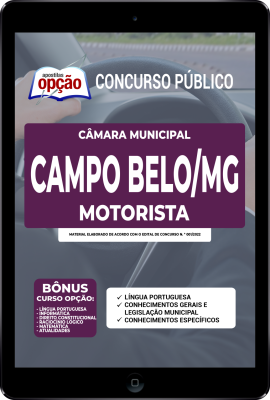 Apostila Câmara de Campo Belo - MG em PDF - Motorista