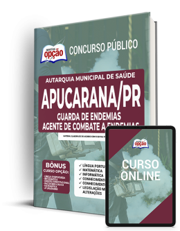 Apostila Autarquia Municipal de Saúde de Apucarana - PR - Guarda de Endemias - Agente de combate a Endemias