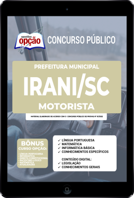 Apostila Prefeitura de Irani - SC em PDF - Motorista