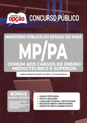 Apostila MP-PA - Comum aos Cargos de Ensino Médio/Técnico e Superior