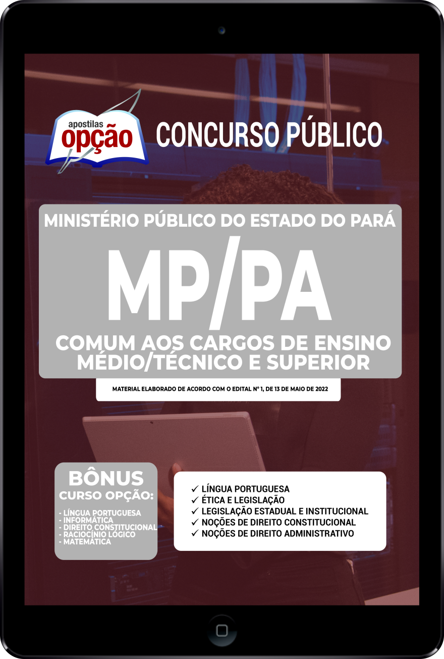 Apostila MP-PA PDF Comum Ensino Médio/Técnico e Superior 2022