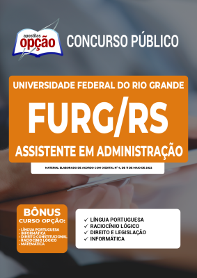 Apostila FURG-RS - Assistente em Administração