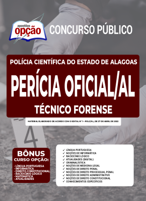 Apostila Perícia Oficial de Alagoas - Técnico Forense