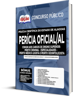 Apostila Perícia Oficial de Alagoas - Comum aos Cargos de Ensino Superior