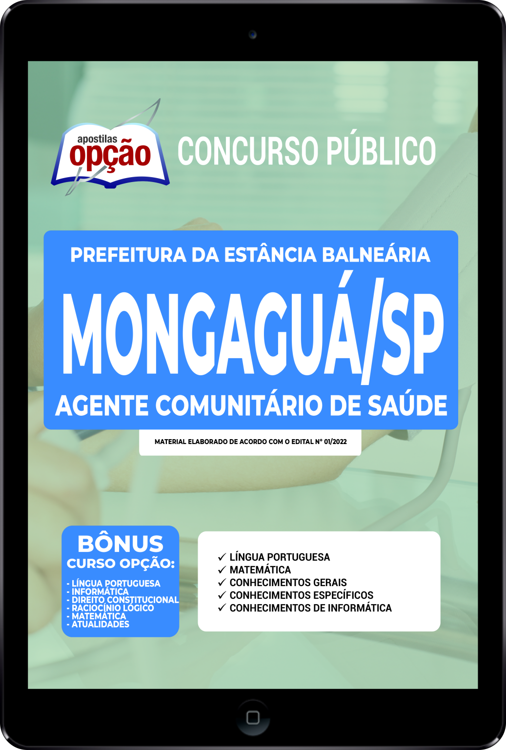 Apostila Prefeitura de Mongaguá SP PDF Agente Comunitário de Saúde 2022
