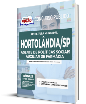 Apostila Prefeitura de Hortolândia - SP - Agente de Políticas Sociais - Auxiliar de Farmácia