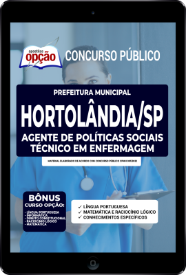 Apostila Prefeitura de Hortolândia - SP em PDF - Agente de Políticas Sociais - Técnico em Enfermagem