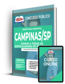 Apostila Prefeitura de Campinas - SP - Comum a Todas as Especialidades de Professor
