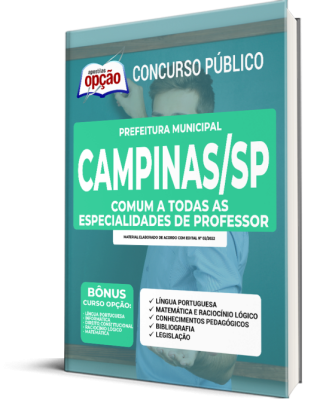 Apostila Prefeitura de Campinas - SP - Comum a Todas as Especialidades de Professor