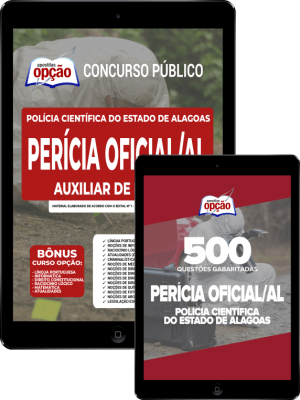 Combo Perícia Oficial de Alagoas - Auxiliar de Perícia