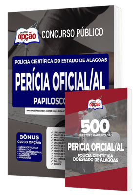 Combo Impresso Perícia Oficial de Alagoas - Papiloscopista