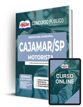 Apostila Prefeitura de Cajamar SP 2022 Motorista