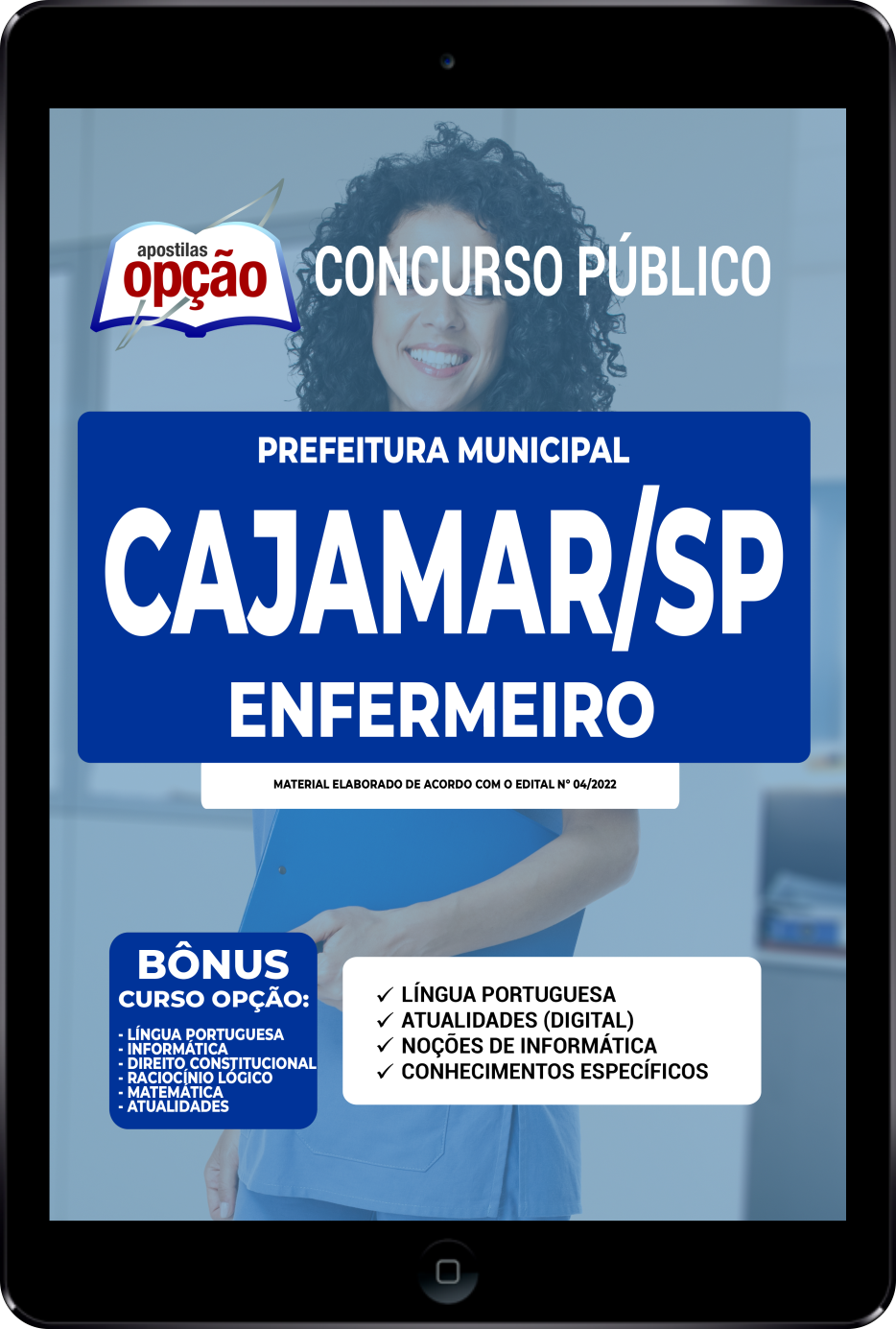 Apostila Prefeitura de Cajamar SP PDF Enfermeiro 2022