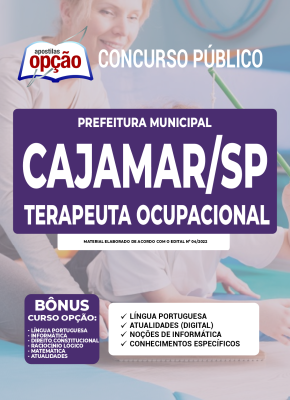 Apostila Prefeitura de Cajamar - SP - Terapeuta Ocupacional