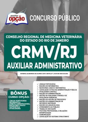 Apostila CRMV-RJ - Auxiliar Administrativo