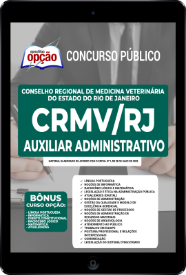 Apostila CRMV-RJ em PDF - Auxiliar Administrativo