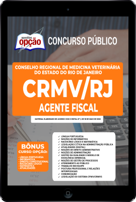 Apostila CRMV-RJ em PDF - Agente Fiscal