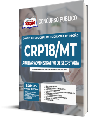 Apostila CRP-MT - Auxiliar Administrativo de Secretaria