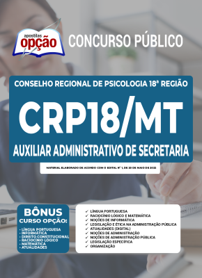 Apostila CRP-MT - Auxiliar Administrativo de Secretaria