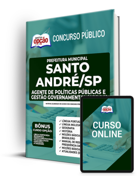 Apostila Prefeitura  Santo André SP 2022 Agente de Políticas Públicas (APPGG)