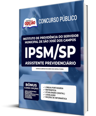 Apostila IPSM de São José dos Campos - SP - Assistente Previdenciário
