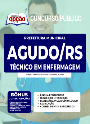 Apostila Prefeitura de Agudo - RS - Técnico em Enfermagem