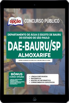 Apostila DAE Bauru - SP em PDF - Almoxarife