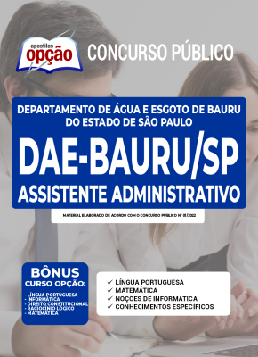 Apostila DAE Bauru - SP - Assistente Administrativo