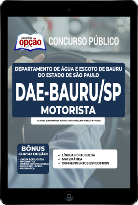 Apostila DAE Bauru - SP em PDF - Motorista