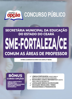 Apostila SME Fortaleza - CE - Comum as Áreas de Professor