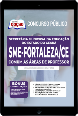 Apostila SME Fortaleza - CE em PDF - Comum as Áreas de Professor