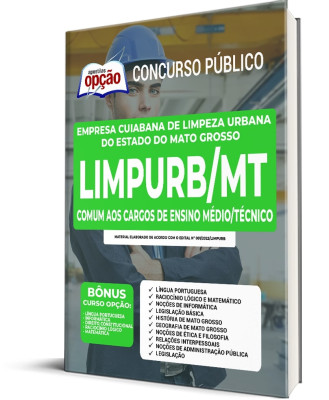 Apostila Limpurb Cuiabá - MT - Comum aos Cargos de Ensino Médio/Técnico