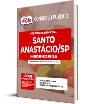 Apostila Prefeitura de Santo Anastácio - SP - Merendeira